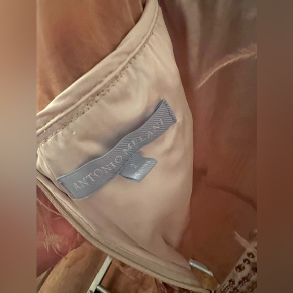 Antonio Melani x Nicola Bathie Collab
Feather Sequin Silk Mini Dress Size 2 - Picture 7 of 10